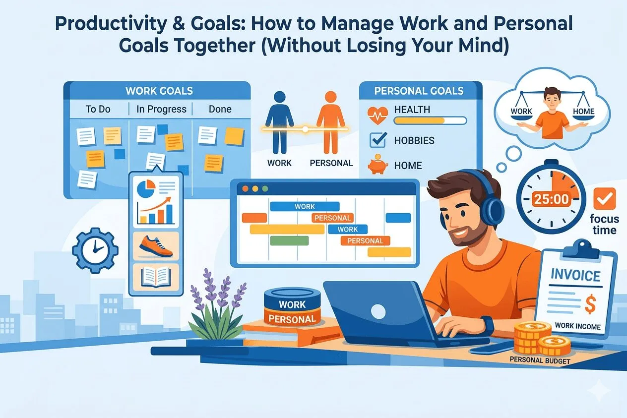 How to Manage Work and Personal Goals Together (Without Losing Your Mind)