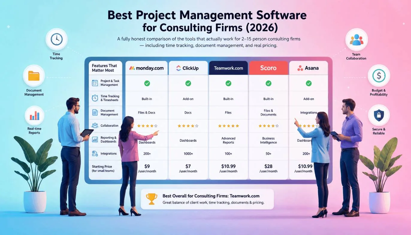 Best Project Management Software for Consulting Firms (2026)