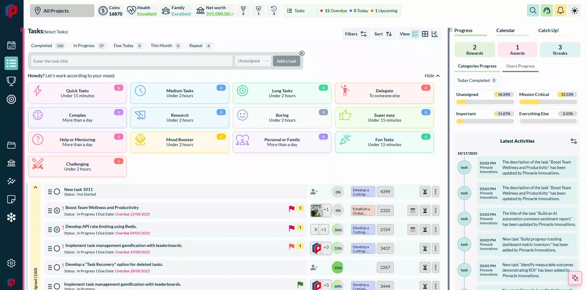 Siddhiofy App Task Interface