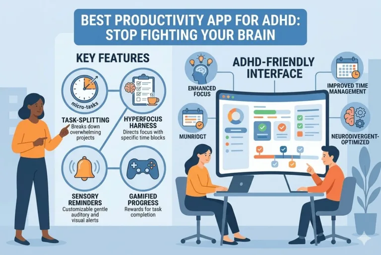 Best Productivity App for ADHD Stop Fighting Your Brain Featured image