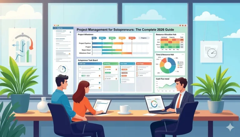 Project Management for Solopreneurs The Complete 2026 Guide Featured image